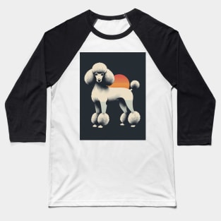 Poodle Dog 3 - Japanese Old Vintage Baseball T-Shirt